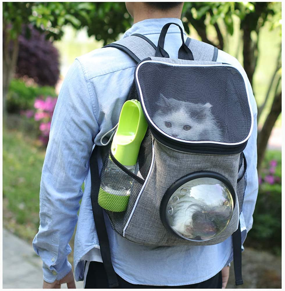 Outdoor Dog Water Bottle Dispenser - Leak Proof Water Bottle for Dogs on the Go with Food Container Multifunctional Travel Dog Water Bottle(Green)